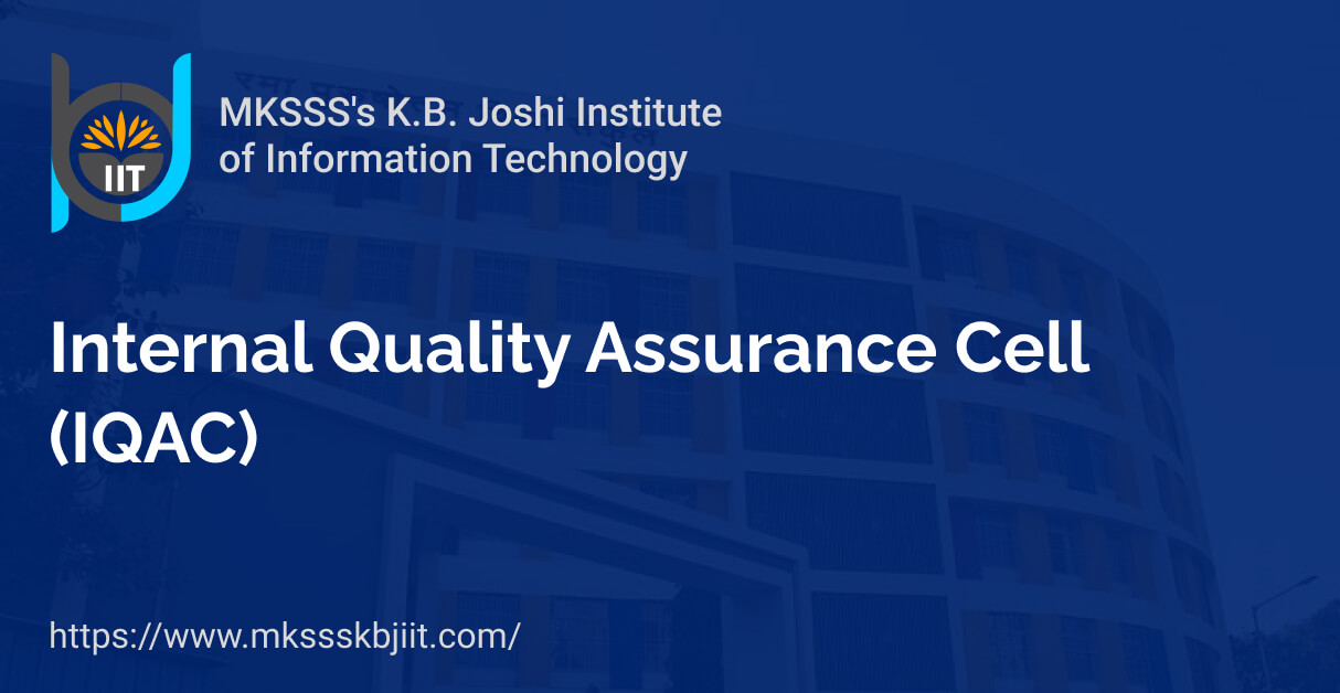 Iqac Code IQAC Cell – K. B. Joshi IT College for Women Pune